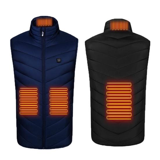 Unisex Heated Waistcoat USB Heating Vest 3 Temp Modes 4 Heating