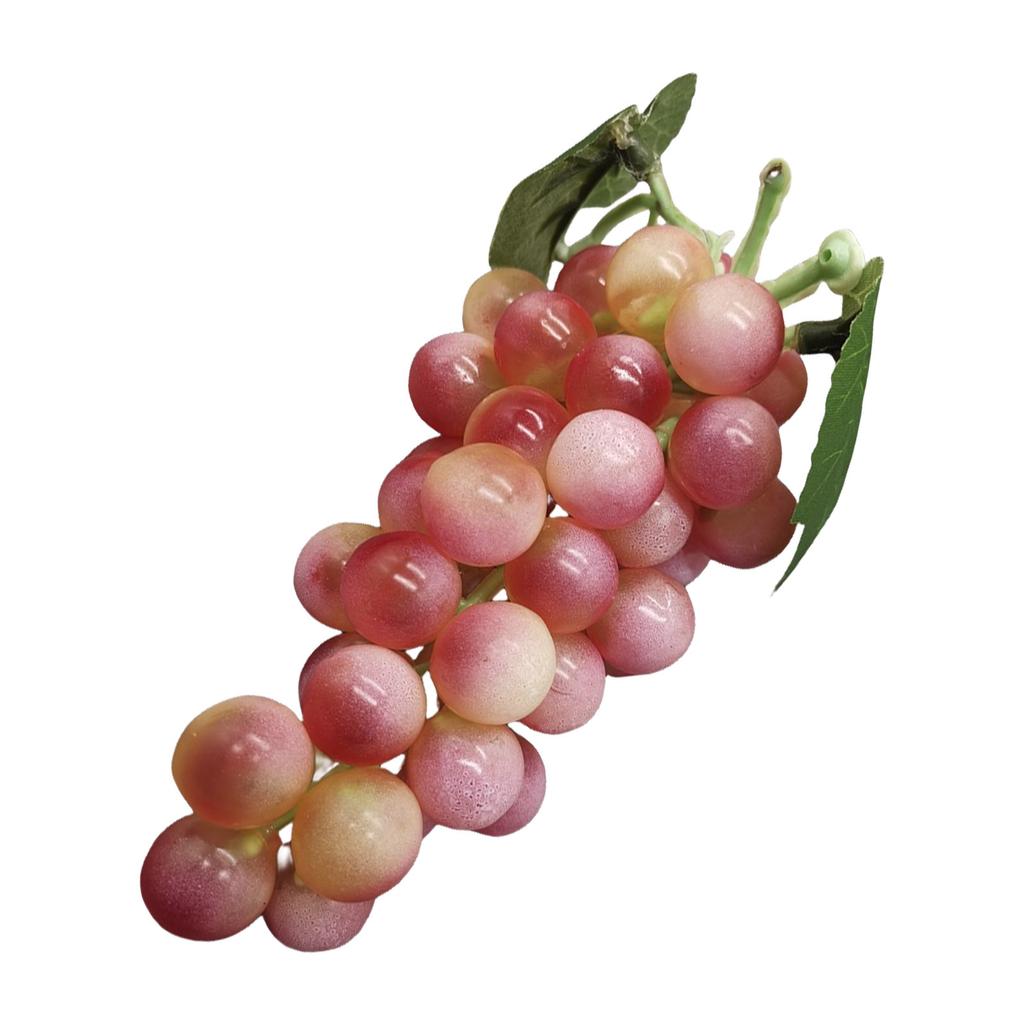 Lifelike Faux Grapes Bunch Display Ornament for Decorative Purposes In Homes Weddings Restaurants and Photo Shoots