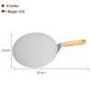 Stainless Steel Pizza Peel with Wooden Handle - Kitchen Baking Tool