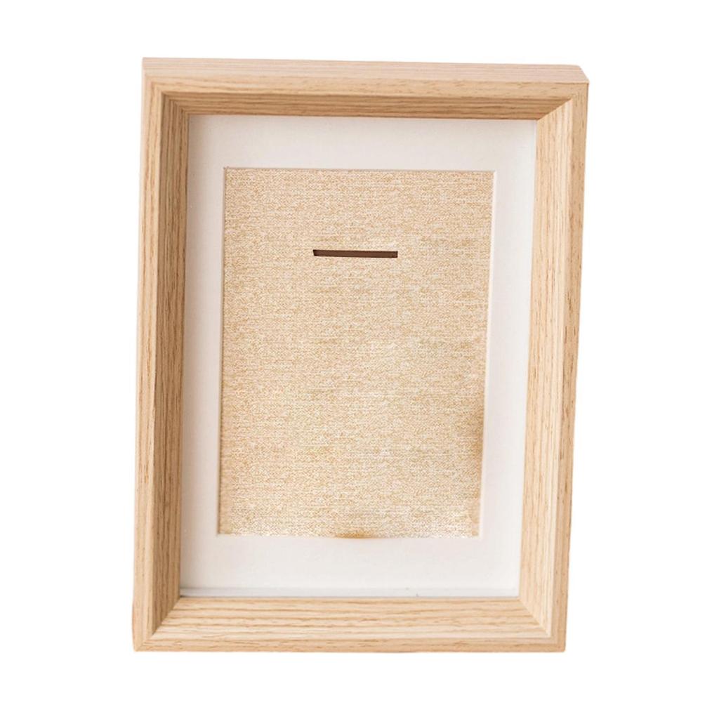 Medal Display Case with Clear Window Wooden for Gymnastics Football Runners