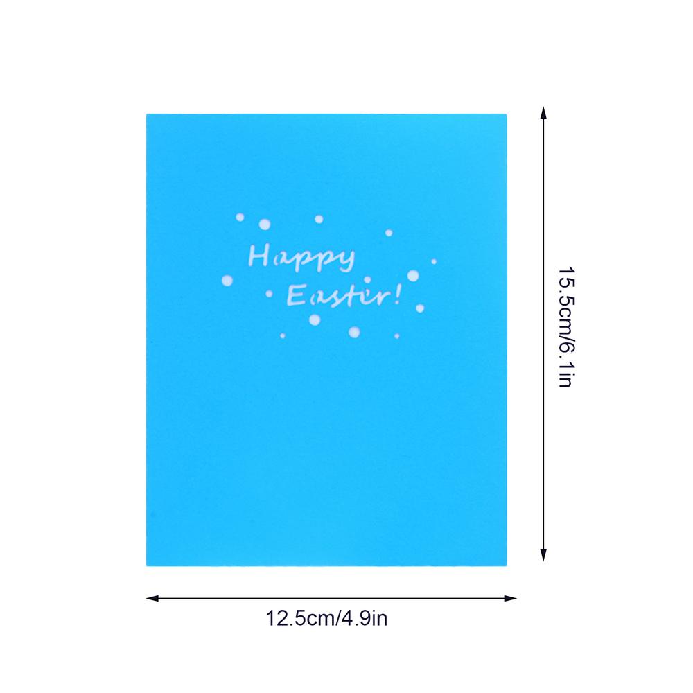 

Великодні Pop-up Листівки Великодні Яйця Pop Up Листівки Аксесуари для Святкування Щасливої Весни Сувенір Святкові Листівки Для Великоднього Свята синій
