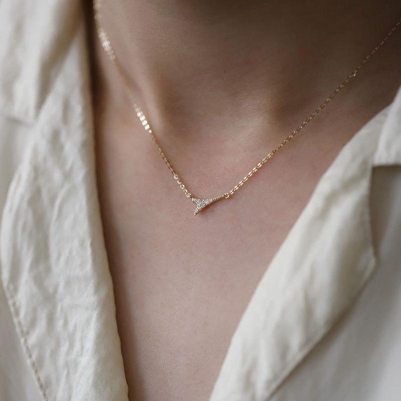 Light Luxury Necklace for Women, Paris Tower, France, Niche Design, Mini Clavicle Chain