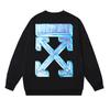 1236 Off-White 2026 Herbst und Winter Neu OW Dreidimensionales Quadratpfeilmuster Herren und Damen Rundhals-Hoodie