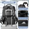 Large-Capacity Air Vacuum Compression Travel Backpack Men Business Computer Bag Black Bag Hand Luggage Backpack Cabin Bag