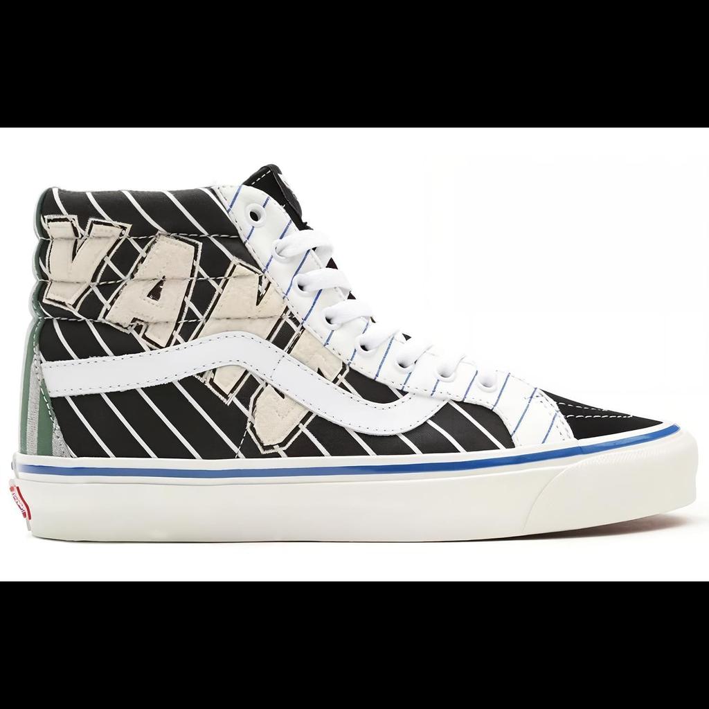 Vans SK8 Hi Black White Red VN0A38GF4GE