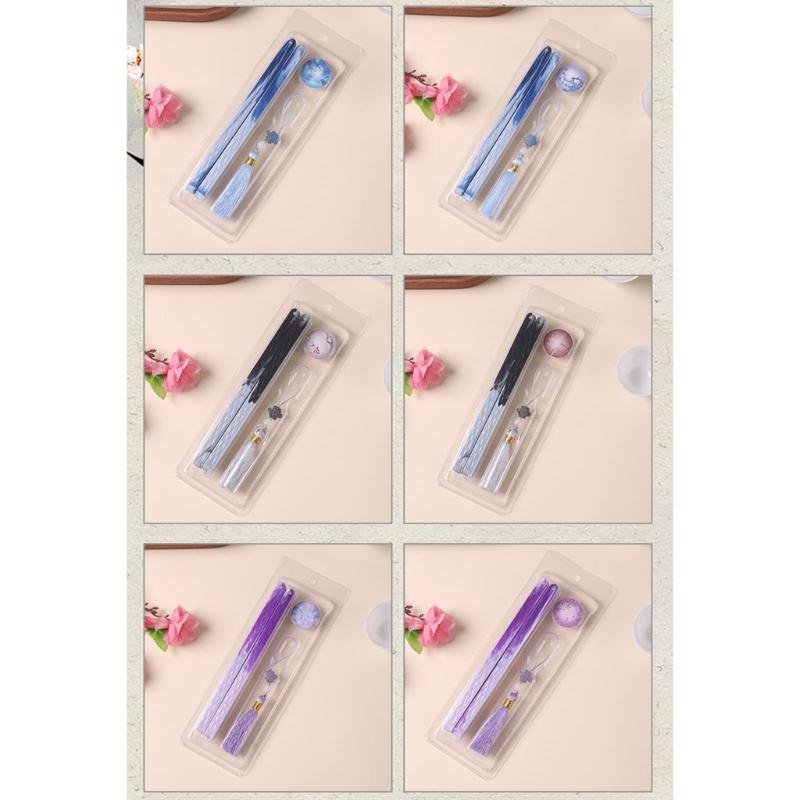 Handheld Hand Fan With Pendant Magnetic Folding Fan For Women Vintaged Shape Paper Fan For Weddings And Decorations