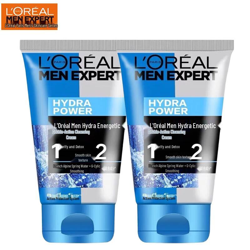 

L Oreal Men Expert Hydra Energetic Dual-Action Facial Cleanser