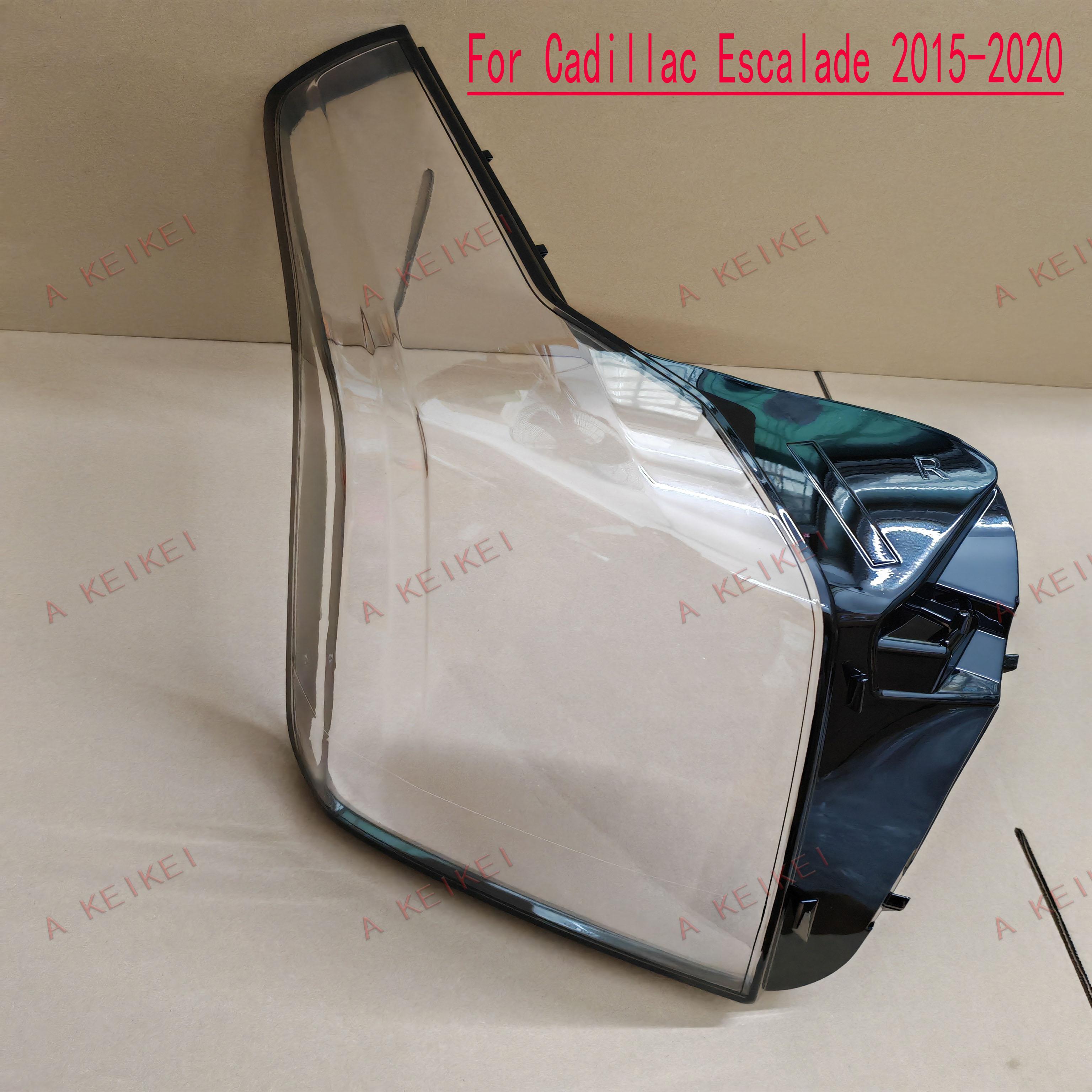 

For Cadillac Escalade 2015 2016 2017 2018 2019 2020 Car Headlamp Cover Transparent Lampshade Headlight Lens Shell Cover 1pcs for Right light