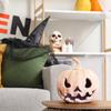 Halloween Multi-color LED Pumpkin Lamp (without Stand And Chain) Suitable For Halloween Outdoor Decoration And Indoor Desktop Ornaments