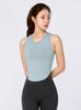 XEXYMIX Sleeveless Cropped Tank Size Cashmere XT4354G Women's Top, L, Green,