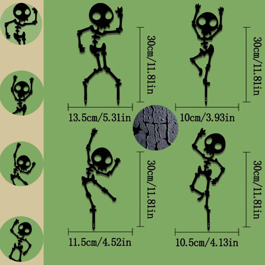 Cross Metal Ground Insert Sign for Garden Decoration