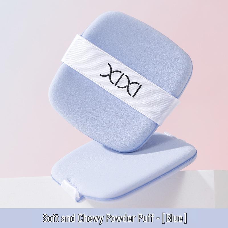 

XIXI Soft & Bouncy Powder Puff: Skin-Friendly, Easy Application, Non-Creasing, Perfect for Dry/Wet Makeup & Student Parties.