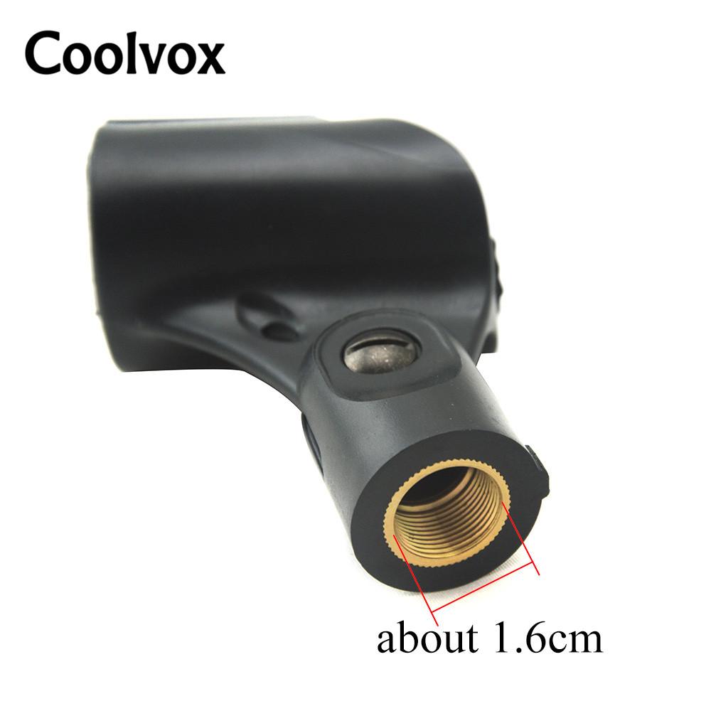Microphone Clip for Mic Stand - Essential Accessory for Audio Recording, Interview Microphone Clip Hot Shoe Boots  For Camera Light Mic Holder