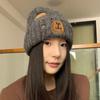 Fashion Soft Winter Beanie Hat Keep Warm Knit Wool Capybara Beanies Casual Warm Knit Hats for Men Women