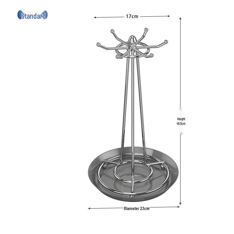 Miflame Stainless Steel 360° Rotating Kitchen Utensil Hanger