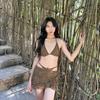 Lace Bikini Set: Three-Piece Lingerie and Swimsuit Combo for Women