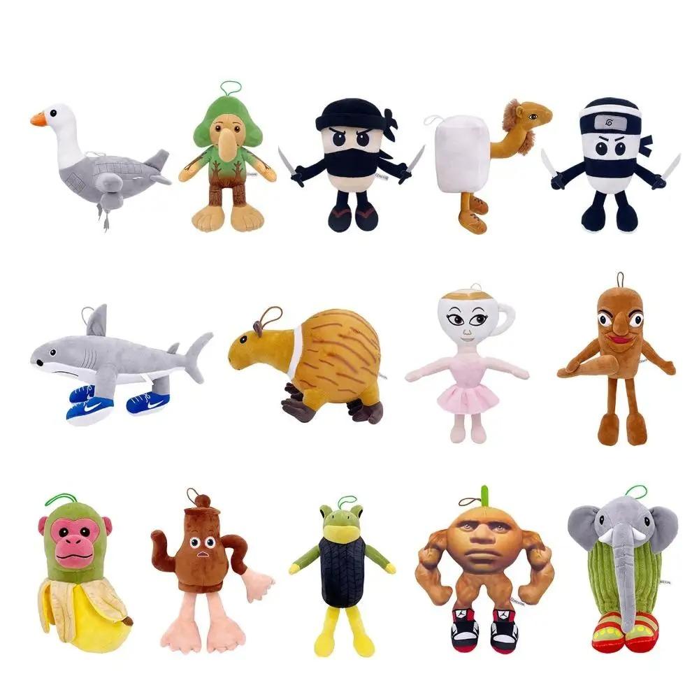 Stiluri Noi Tung Tung Sahur Pluș Decorațiuni Adorabile pentru Casă Pluș Joc Horror Jucărie de Pluș Drăguță Anime Umplută Jucărie Moale