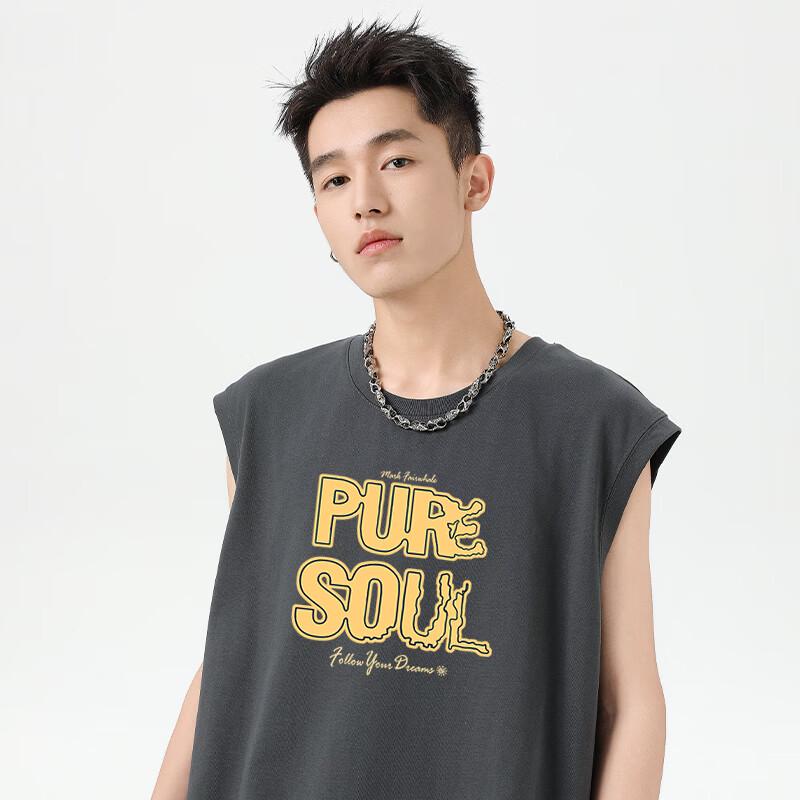 Mark Fairwhale Men's Pure Cotton Sleeveless T-Shirt