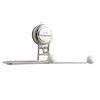 Kitchen Paper Towel Storage Rack with Suction Cup And Automatic Spring Push Rod Paper Roll Holder for