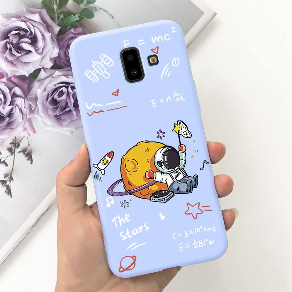 For Samsung Galaxy J6 Plus 2018 Case Samsung J6 (2018) J6+ J 6 J6Plus J610F J600G Cute Candy Color Soft Silicoe Phone Back Cover