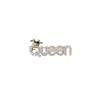 Anti-glare Brooch Letter Brooch Trendy and Personalized Brooch Collar Pin Anti-glare Clasp