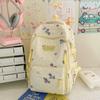 Schoolbag new cute schoolbag junior high school girls high value multi-pocket campus versatile large capacity backpack