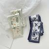 Elegant Silk Scarf Retro Narrow Scarf Versatile Skinny Scarf  for Women
