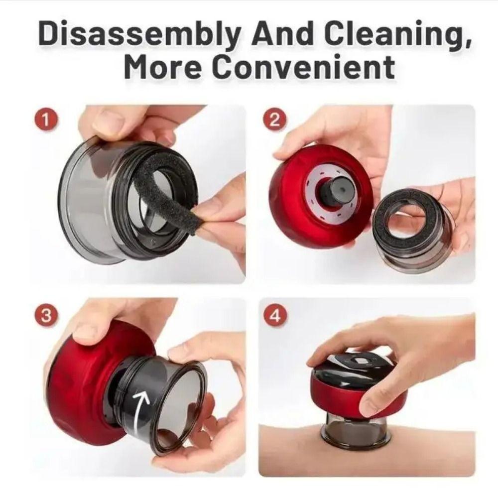 Smart Vacuum Body Scraping Massager Intelligent Breathing Electric Guasha Machine  Relieve Fatigue