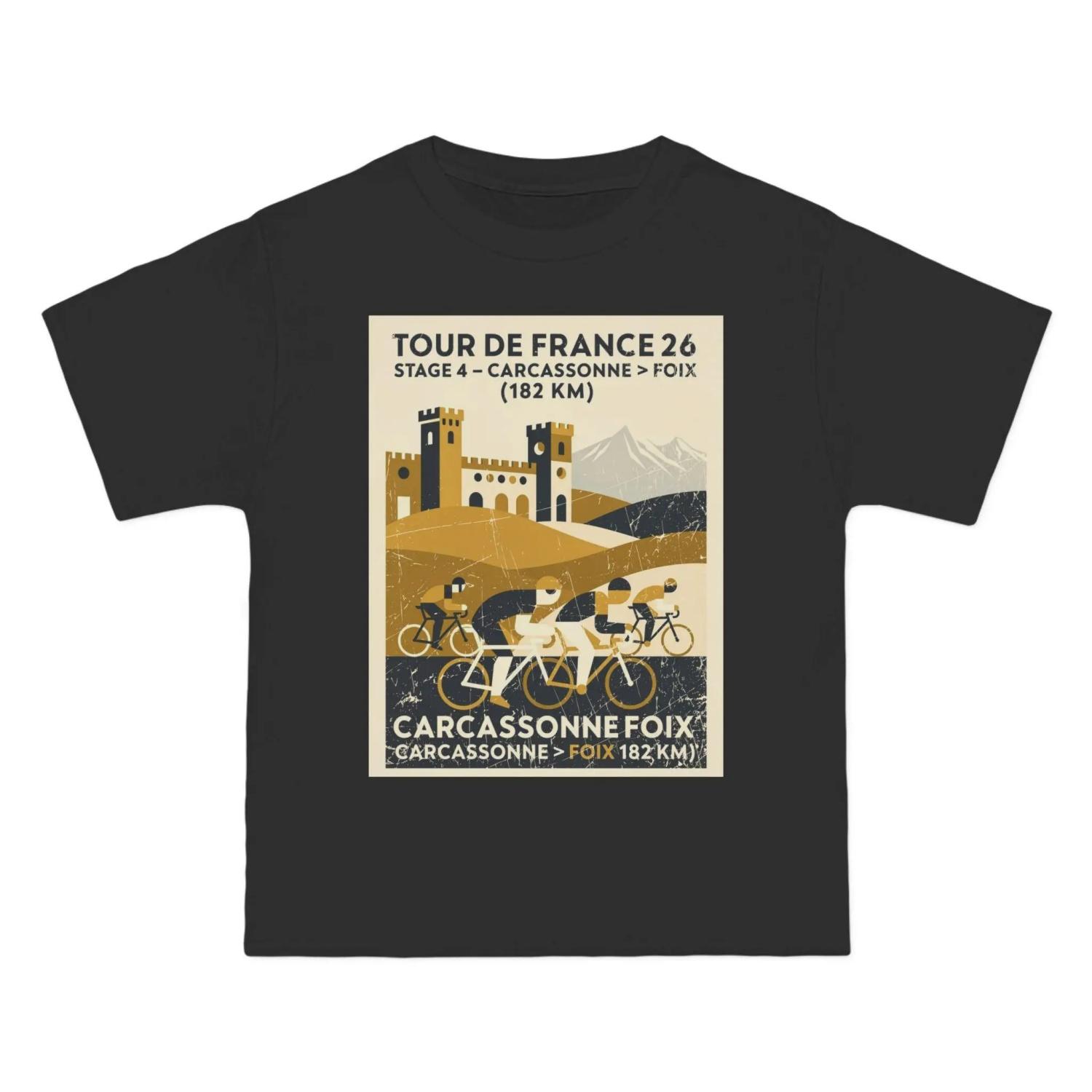 

Stage 4 of The 2026 Tour De France_ Cassisno - Tofi Team s Brauches Bicycle Art Comfort Breathable Pattern Y2k Ins S чёрный