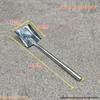 Long-Handled Stainless Steel Shovel: Versatile for Gardening, Coal Ash, Fire, Agriculture, and Pet Waste
