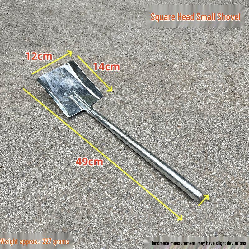 Long-Handled Stainless Steel Shovel: Versatile for Gardening, Coal Ash, Fire, Agriculture, and Pet Waste