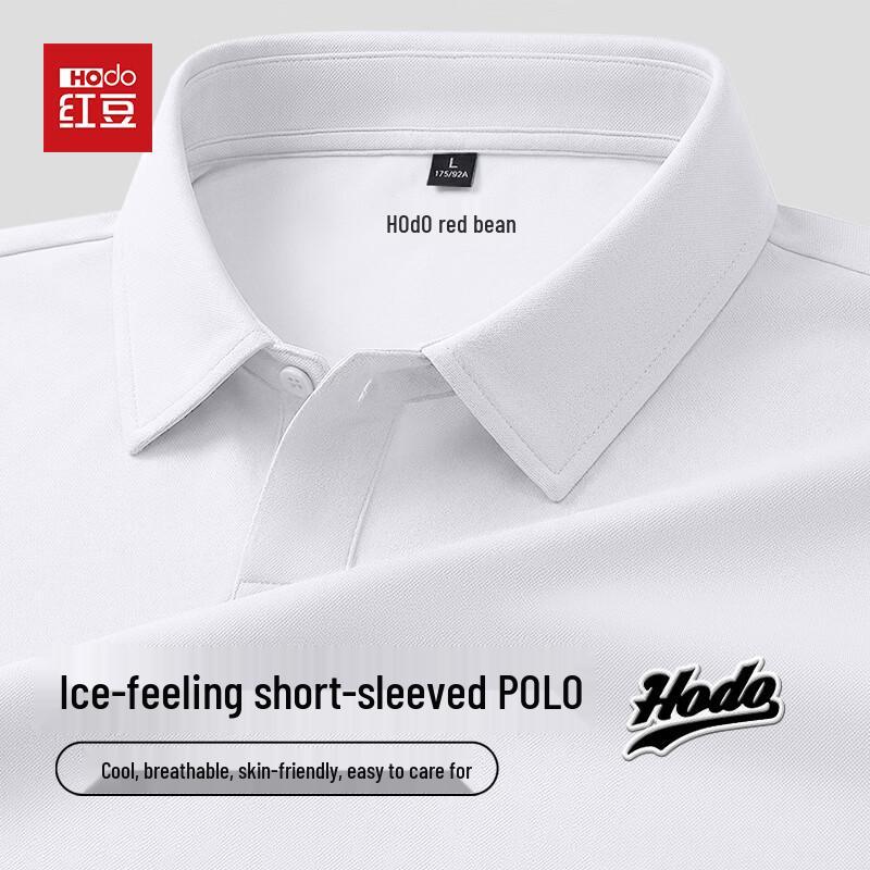 Hodo Men s Ice Silk Breathable Polo T-Shirt L