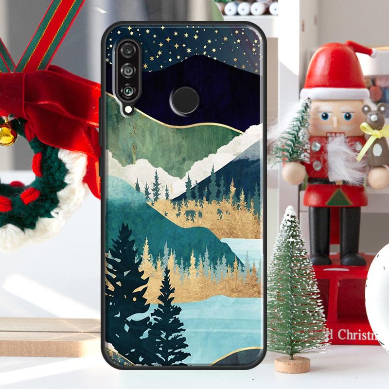 Sterrenmeer Berg Voor Huawei Nova Y73 Y60 Y70 Y90 Y72 Y61 Y91 7i 8i 11i 12i 12s 9 10 SE P20 P30 P40 Lite Hoesje