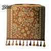 Vintage Table Runner Jacquard Runner Floral Elegant Tassel Edge with Tassels for Dining Home Party Decor Durable