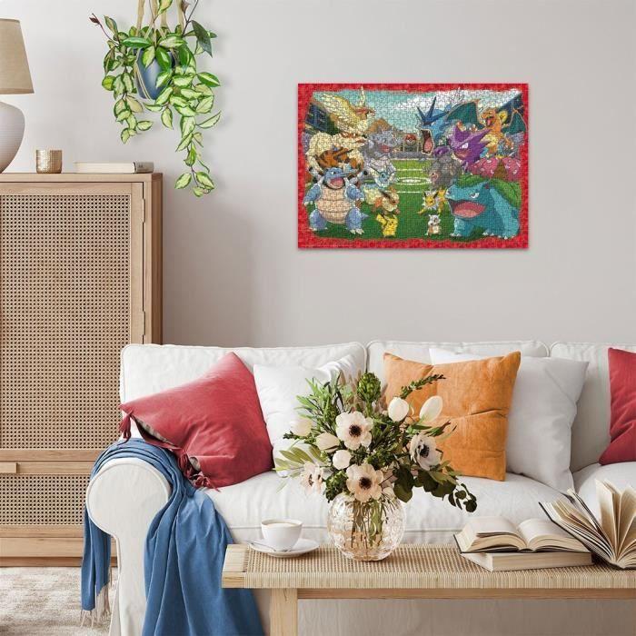 Puzzle 1000 pièces pokémon l'affrontement, adultes et enfants dés 14 ans, puzzle de qualité supérieure, 12000628, ravensburger