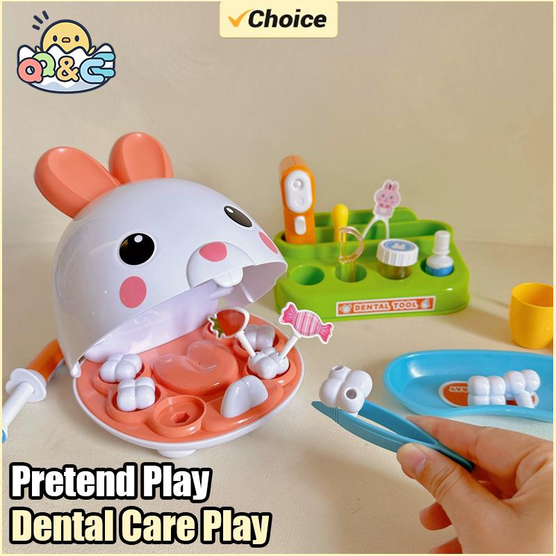 Cura Dentale Gioco di Ruolo Casa Giocattolo Simulazione Dentista Ospedale Attrezzature Set Medico per Bambine Infermiera Kit Medico per Bambini Regali