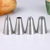 1M/2A/2F/6B Cake Tip Diy Cream Icing Piping Nozzles Pastry Tips Fondant Cake Decorating Tip Stainless Steel Nozzle Baking Tool