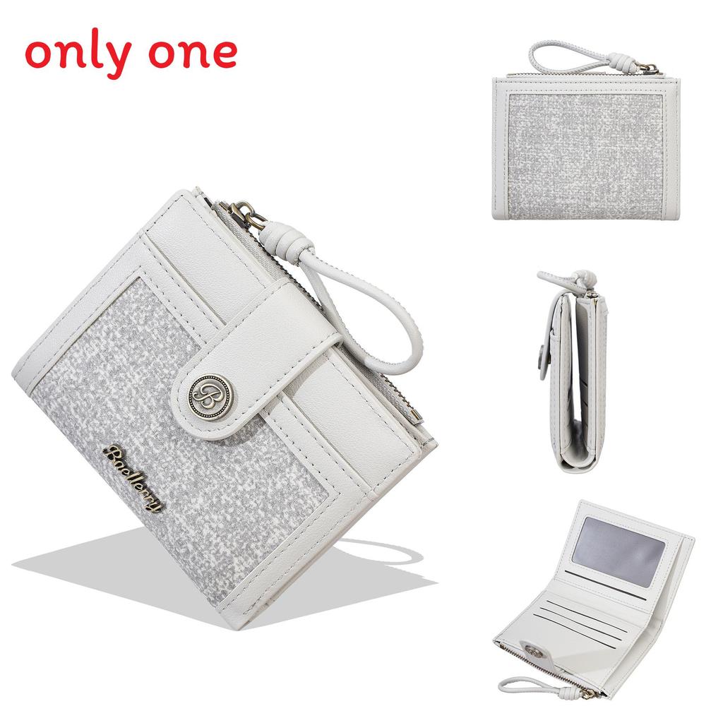 Crossborder Style Leather Wallet For Women With Multiple Card Slots And Zipper Coin Pocket