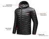 Trendy Men's Hooded Lightweight Down Jacket - 90% White Duck, Perfect for Spring & Autumn