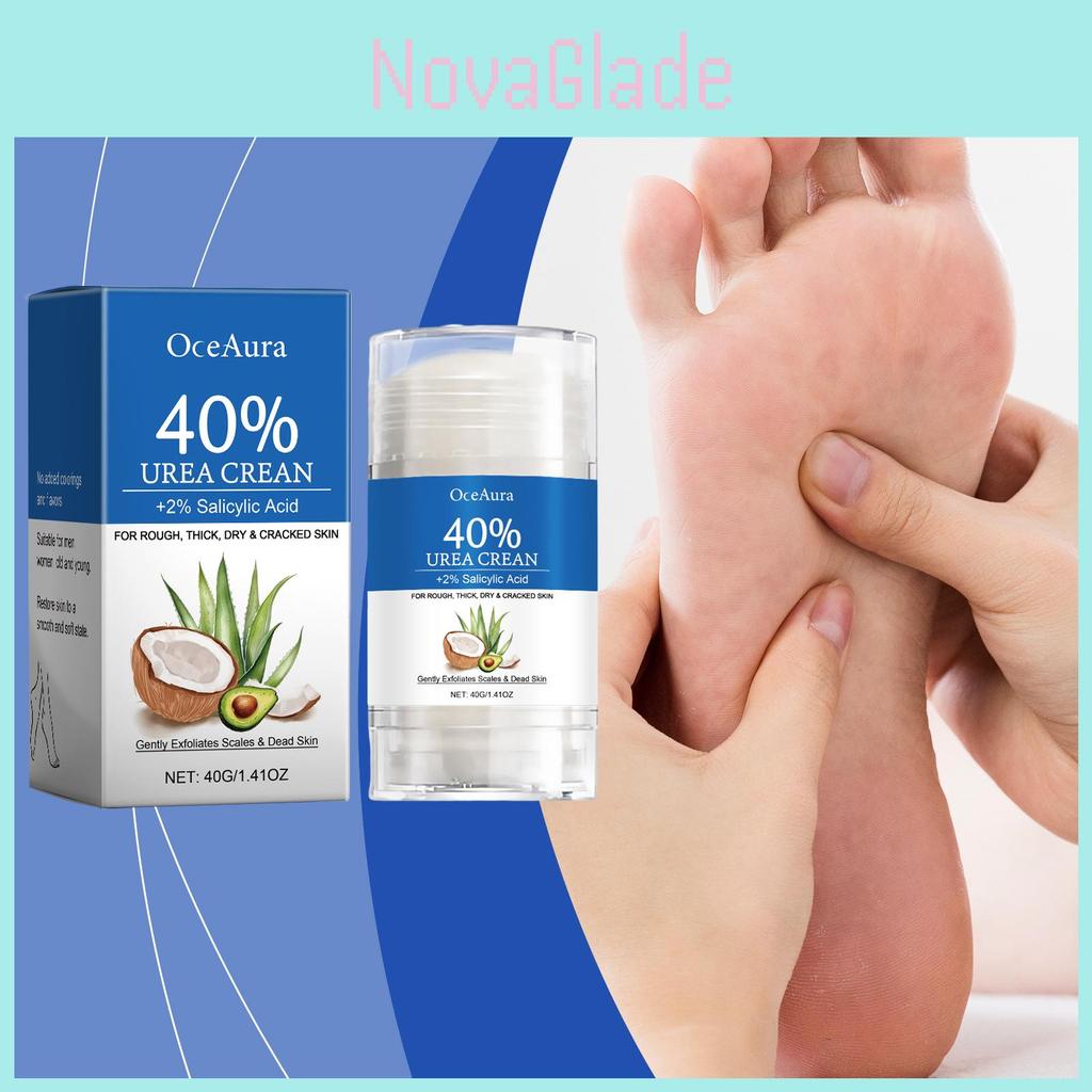 Oceaura Foot Care Moisturizing Cream Rich Hydrating Formula For Soft Silky Skin