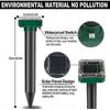 4er-Pack Ultraschall-Tiervertreiber IP65 Ultraschall-Solar-Nagetiervertreiber Garten-Solar-Nagetier-Tiervertreiber