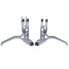 2Pcs Aluminum Alloys Bicycles Brake Handle Folding Bicycles Hollow Cycling Brake Levers Bicycles Accessories Enduring