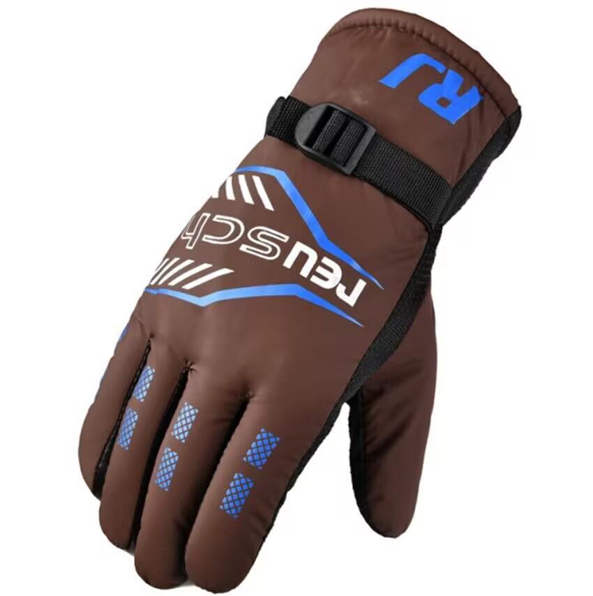Warm Windproof Waterproof Cycling Gloves for Winter Adults