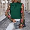 Moda Donna Mezza Dolcevita Manica Lunga Primavera Autunno Casual Camicette & Camicie