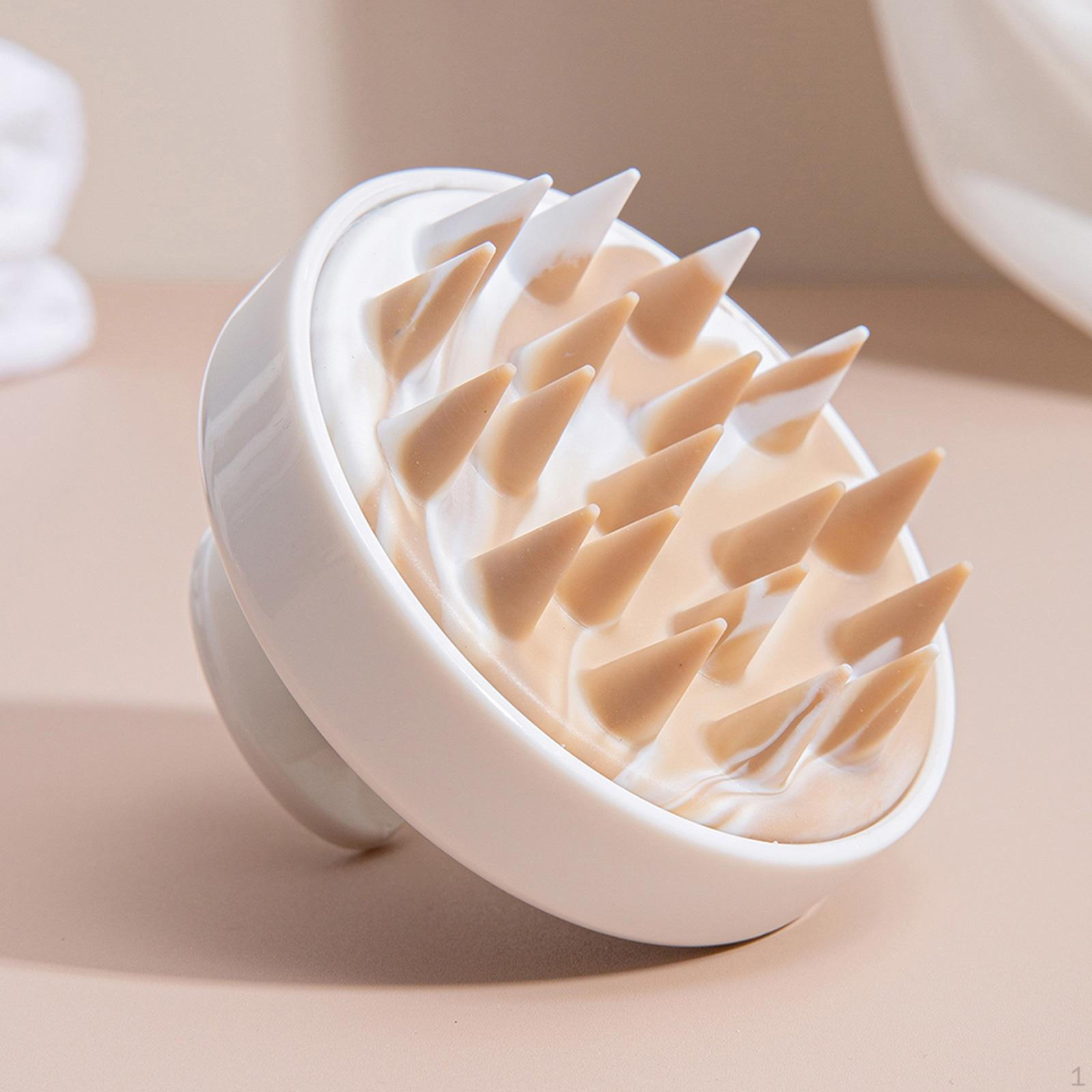 

Массажер для волос и кожи головы Скруббер Мягкие штифты Глубокая очистка Шампунь Щетка Ручной массаж головы