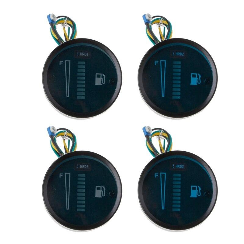 2" 52mm universal pentru mașină motocicletă indicator pentru nivelul de combustibil 8 LED display 12V