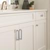 Modern Gold and Black Zinc Alloy Cabinet and Wardrobe Door Handles