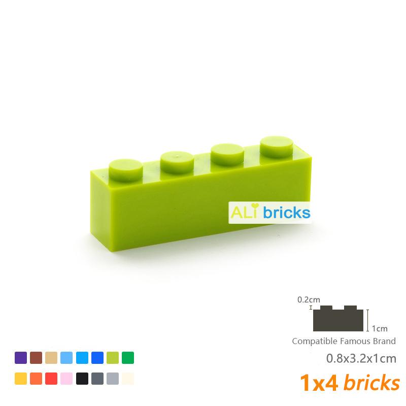 

24pcs/lot Bulk Blocks Building Bricks Thick 1X4 Educational Assemblage Construction Toys for Children Size Compatible With 3010
