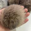 Faux Rabbit Fur Cat Ball Fluffy Catnip Ball Cat Toy Soft Furry Ball Stimulates Cats Hunting Instinct for Kittens Indoor Play Exercise