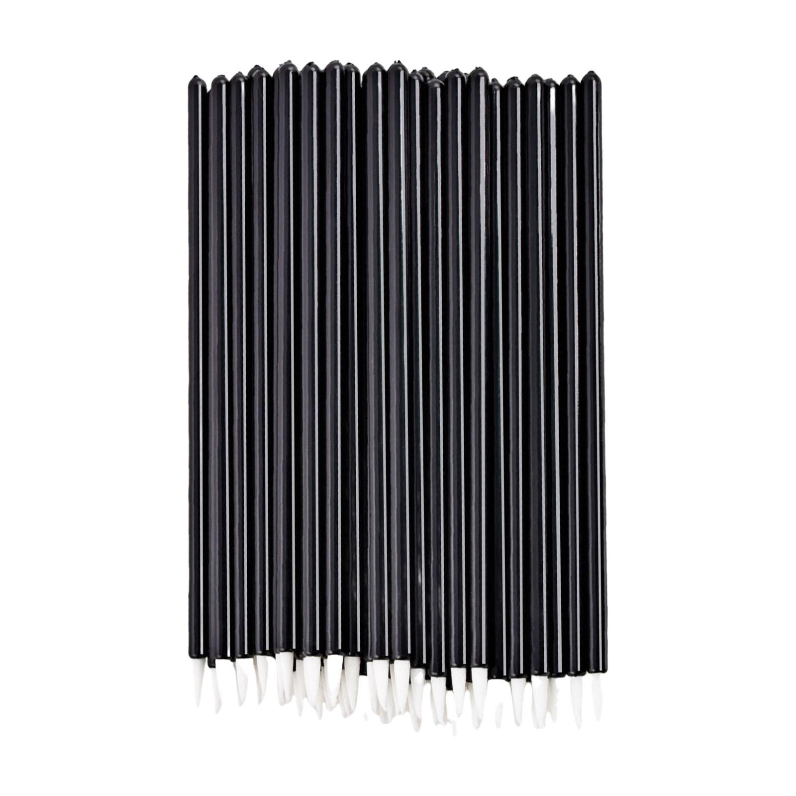 

50 шт./набор кистей для подводки глаз, одноразовые палочки для подводки глаз, аппликатор для подводки глаз, кисть для теней для век, кисти для наращивания ресниц 2